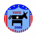 VOTE DEMOCRAT IN 2008 MENS POCKET T-SHIRT by SMOKEY245 VOTE DEMOCRAT IN 2008 MENS POCKET T-SHIRT