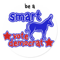 Vote Democrat stickers