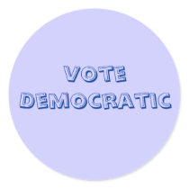 Vote Democratic stickers