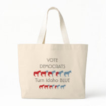 VOTE DEMOCRATS: turn Idaho blue Bag
