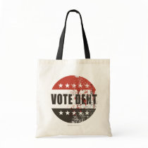 Vote Dent sticker Tote Bag