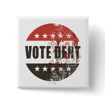 Vote Dent sticker Pin