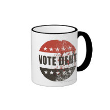 Vote Dent sticker Coffee Mugs