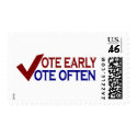 Vote Early Vote Often postage by worldsfair Vote Early Vote Often postage