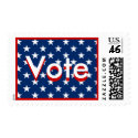 Vote Field of Stars Stamp