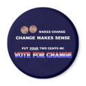 Vote for Change 2008 magnets