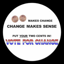 Vote for Change 2008 stickers by nemos1271 Vote for Change 2008 stickers