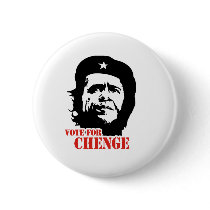 VOTE FOR CHENGE buttons by Politicaltshirts VOTE FOR CHENGE buttons