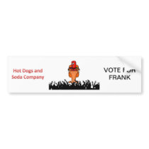 Vote for Frank Bumper Sticker