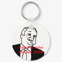 Vote For John McCain Keychain