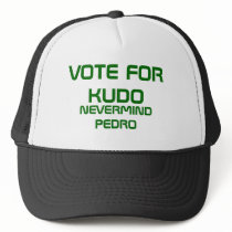 VOTE FOR KUDO hats