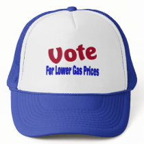 vote for lower gas prices hats by DonnaGrayson vote for lower gas prices hats