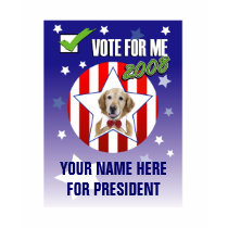 "Vote for me" 2008 Elections T-Shirt by spacedust "Vote for me" 2008 Elections T-Shirt
