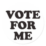 Vote For Me! stickers