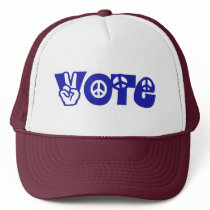 Vote For Peace hats