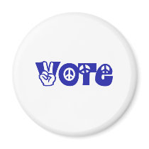 Vote For Peace magnets
