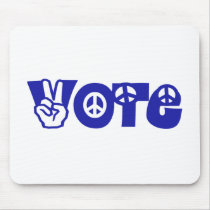Vote For Peace mousepads
