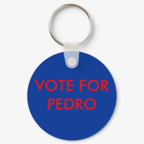 VOTE FOR PEDRO keychains by starstyle8 VOTE FOR PEDRO keychains