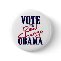 Vote For Real Change Pins