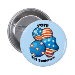 Vote for Rick Santorum Pins