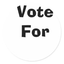 Vote For stickers