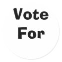 Vote For stickers