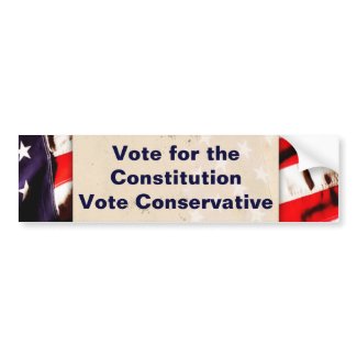 Vote For The Constitution bumpersticker