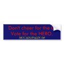 Vote for the HERO bumper stickers