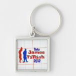 Vote For Tillich Keychain