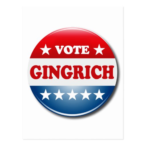 VOTE GINGRICH POSTCARDS
