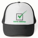 Vote Green hats