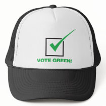 Vote Green hats