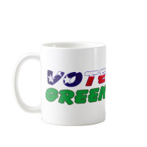 Vote Green Hummingbird Mug by naturegirl7 Vote Green Hummingbird Mug