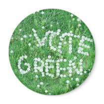 Vote Green magnets