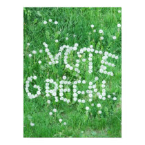 Vote Green posters