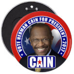 Vote Herman Cain 2012 Button