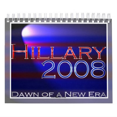 Vote Hillary 2008 Election Calendar - 4 month by AVGPhoto