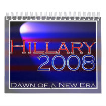 Vote Hillary 2008 Election Calendar - 4 month