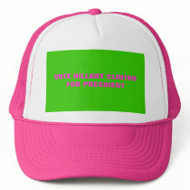 VOTE HILLARY CLINTON FOR PRESDIENT hats by good_taste VOTE HILLARY CLINTON FOR PRESDIENT hats