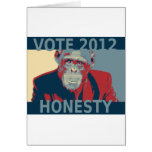 Vote Honesty 2012 Greeting Cards