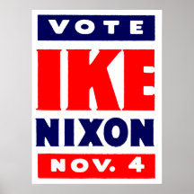 Vote Ike, Nixon in 1952 Print