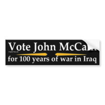 Vote John McCain bumper sticker