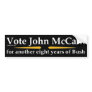 Vote John McCain bumper sticker