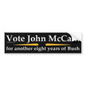 Vote John McCain bumper sticker bumper stickers by irregulargoods Vote John McCain bumper sticker bumper stickers
