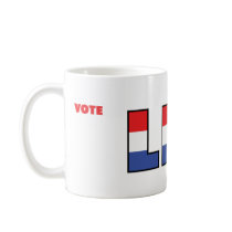 Vote Lee 2010 Elections Red White and Blue Mugs