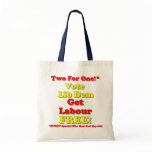 Vote Lib Dem ~ Get Labour FREE!  ~ Political U.K Canvas Bags