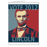 Vote Lincoln 2012 Greeting Cards