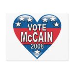 Vote McCain 2008 Post Card