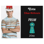 Vote me for Prom King (Aqua) flyers