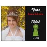 Vote me for Prom Queen (Green) flyers